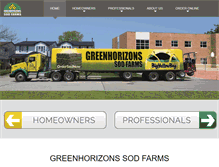 Tablet Screenshot of greenhorizons.net